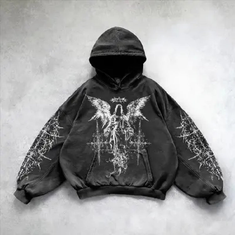 Breathe Divinity Reborn Shadow Oversized Hoodie
